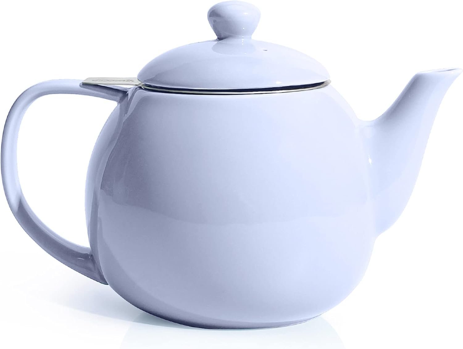 Porcelain Tea Pot with Stainless Steel Infuser, Blooming & Loose Leaf Teapot - 27ounce
