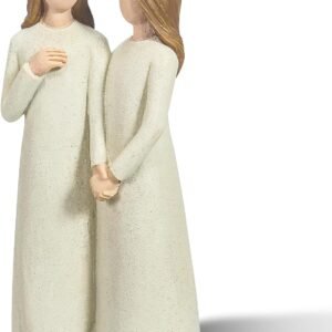 Gifts for Mom from Adult Daughter, Sculpted Hand-Painted Statues Mother in Law Gifts for Mother’s Day Anniversary Birthday Christmas